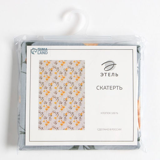 Скатерть Этель Yellow poppies 149?250 см, 100% хлопок, репс 210 г/м?