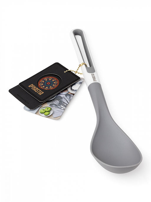 Ложка сервировочная 34x7 серый осн.ч. полипропилен; ручка: ТПР, ПП - Denastia фото 3