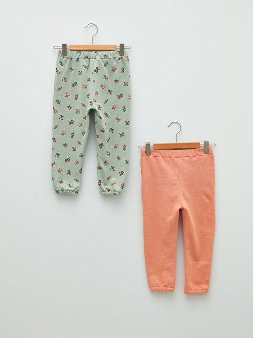 Beli Lastikli Pamuklu K?z Bebek Tayt 2li - Waikiki фото 2