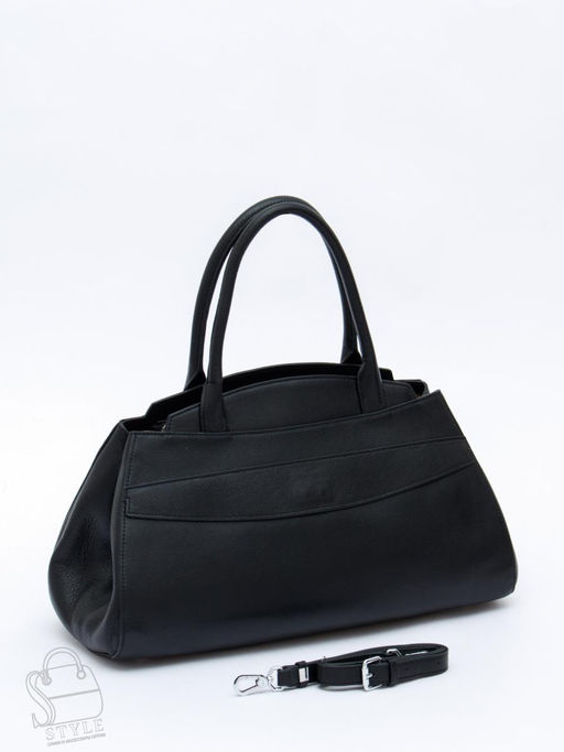 Сумка женская кожаная 3380-2QP black Polina&Eiterou в Новосибирске