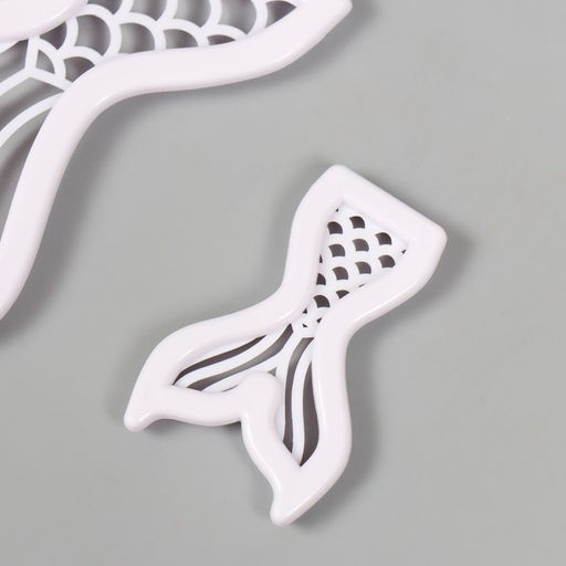 Каттеры для полимерной глины Хвост русалки набор 2 шт 4х6 см 7,2х11,2 см - Simaland фото 3