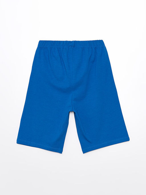 Beli Lastikli Bask?l? Erkek ?ocuk Pijama ?ort - Waikiki фото 2