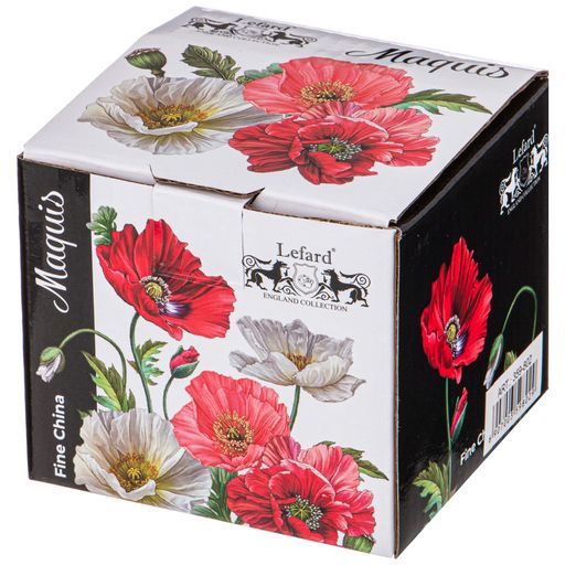 БАНОЧКА С СИЛИКОНОВОЙ КРЫШКОЙ LEFARD МАКИ 180 МЛ  фото 2