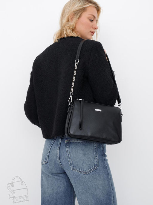 Сумка женская 2107-3S black Velina Fabbaino-Safenta в Новосибирске