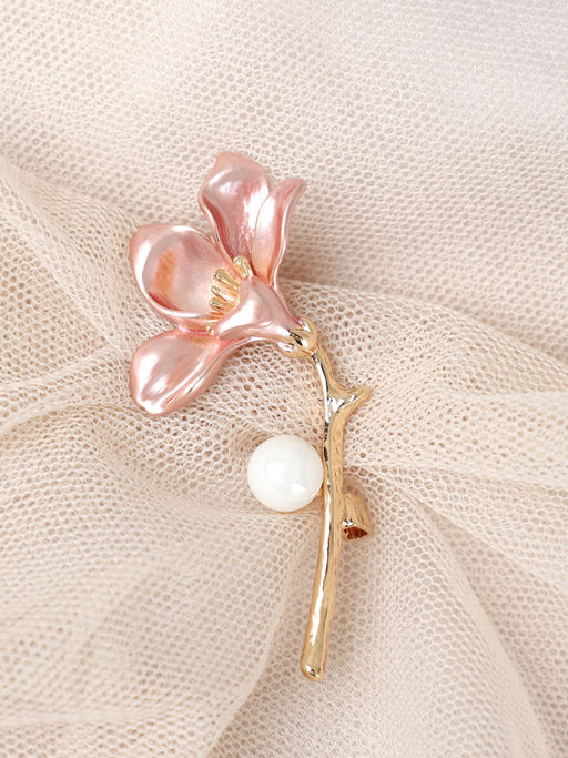 Брошь Магнолия / 3906-45 /уп 24/ - ГалеонТрейд фото 3