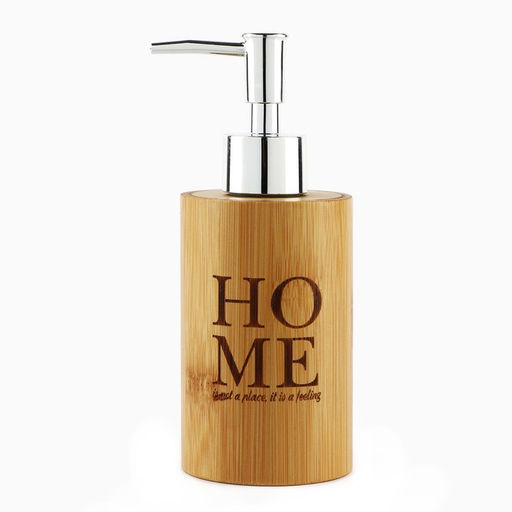 Дозатор для жидкого мыла Home деревянный, 160 мл.