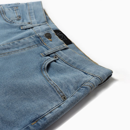 Джинсы женские мом MIST: Denim, размер (25) 40-42, голубые