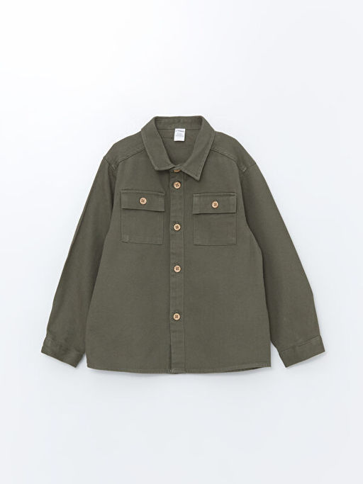 Uzun Kollu Basic Erkek ?ocuk G?mlek