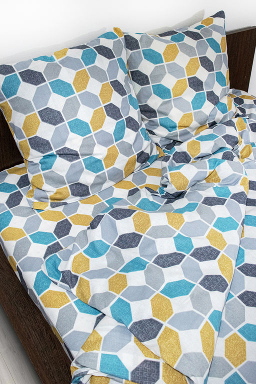 КПБ 2,0 сп бязь 120гр/м2 Текстильная коллекция сшивной Майолика 1