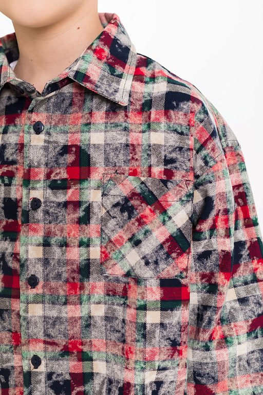 Рубашка М225002а красный - Елена фото 10