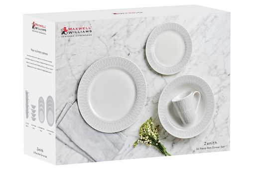 Обеденный набор Зенит серый, 4 персоны, 16 предметов - Maxwell & Williams фото 9