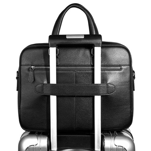 Сумка мужская, кожа, MIRONPAN 35421 Черный