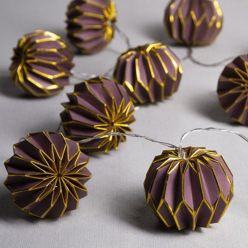 УЦЕНКА Гирлянда Нить 2 м с насадками Фиолетовый фонарик, IP20, прозрачная нить, 10 LED, от батареек AAх2, свечение тёплое белое - Luazon lighting фото 5