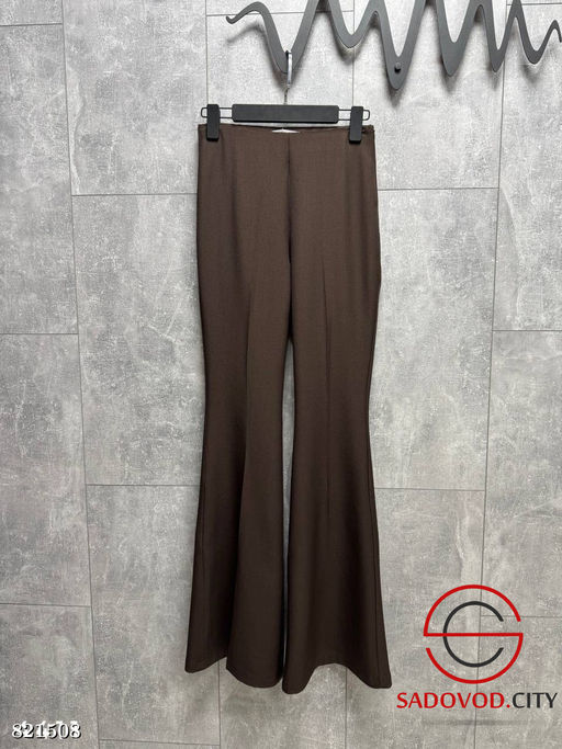 Брюки клеш из классической брючной ткани