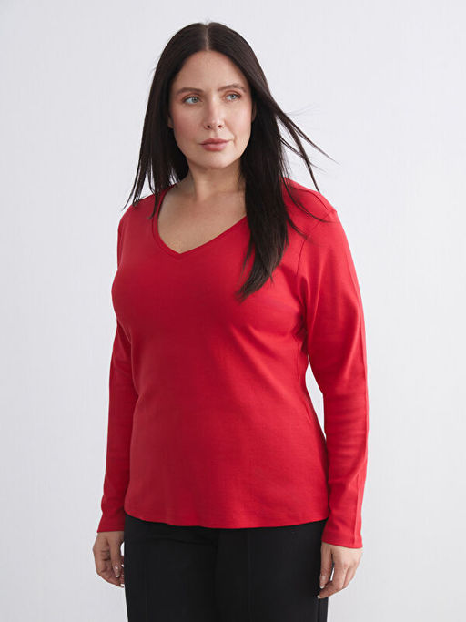 V Yaka Uzun Kollu Kad?n Ti??rt