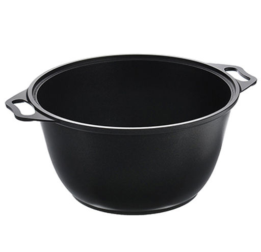 Кастрюля с антипригарным покрытием 4л, д33см Традиция, h14см, литая, металлическая жаропрочная крышка (Россия) - Домашняя мода фото 2