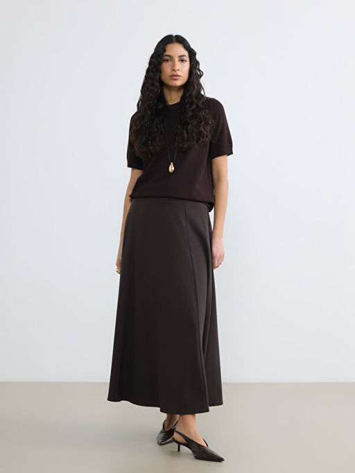 Bisiklet Yaka Kad?n Triko Kazak