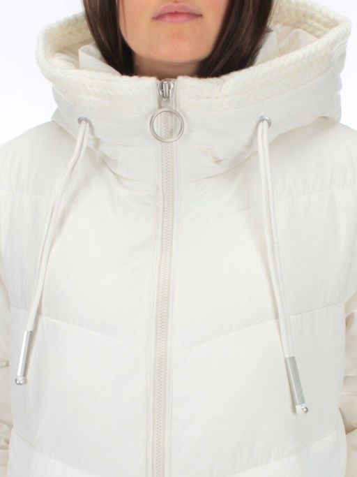 126 WHITE Пальто зимнее женское (200 гр. холлофайбер) - Fashion фото 11