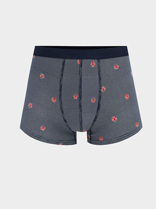 Standart Kal?p Bask?l? Erkek Boxer 3l? - Waikiki фото 3