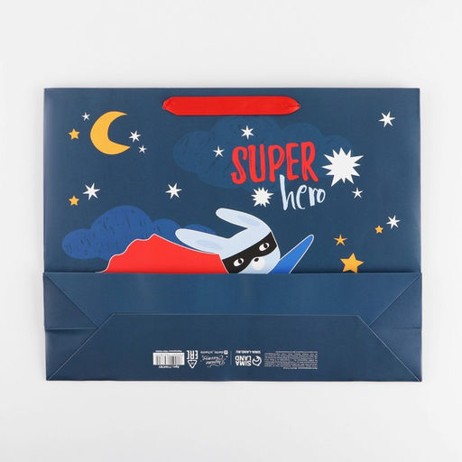 Пакет подарочный ламинированный, упаковка, «Super», L 40 х 31 х 11.5 см