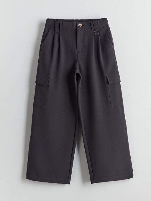 Wideleg Pileli K?z ?ocuk Pantolon