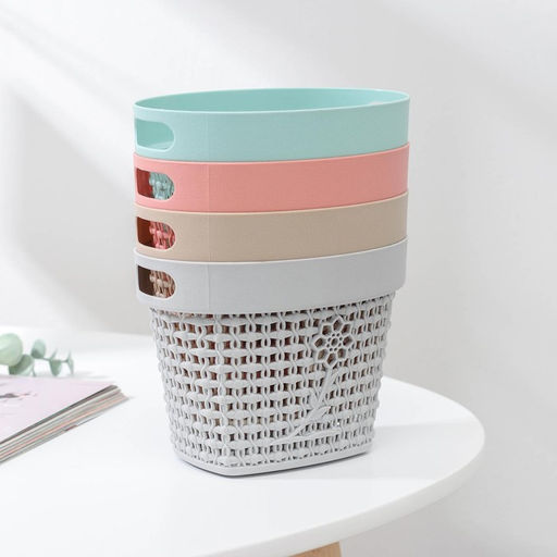 Корзина для мелочей с ручками, пластик, 16.51112 см, зелёная - Simaland фото 5