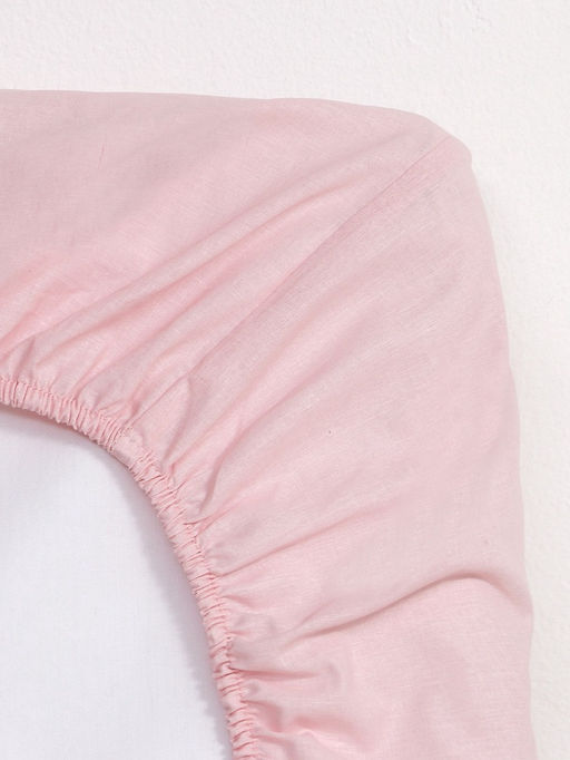 Простыня на резинке Этель 180*200*25, цв.розовый, поплин 125г/м2  фото 9