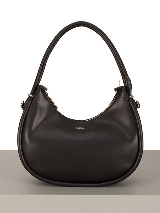 LACCOMA сумка WJ2024319-черный эко кожа хлопок  фото 5