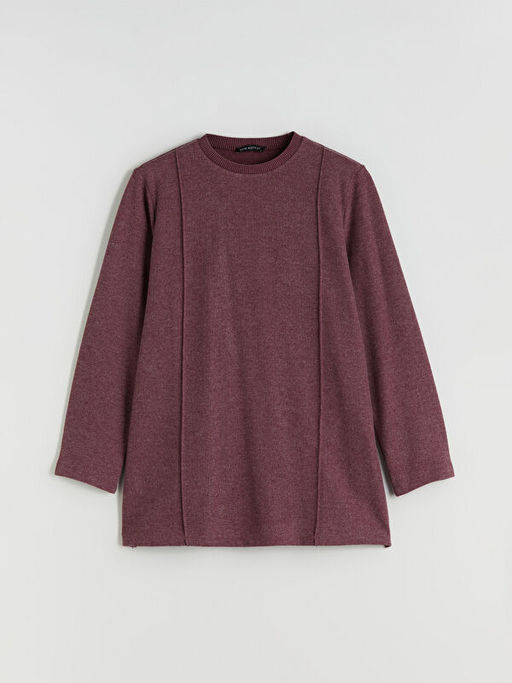 Bisiklet Yaka Kad?n Sweatshirt Tunik
