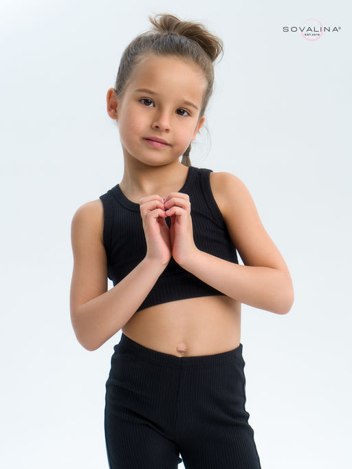 Костюм Тренд лапша черный - Sovalina фото 14