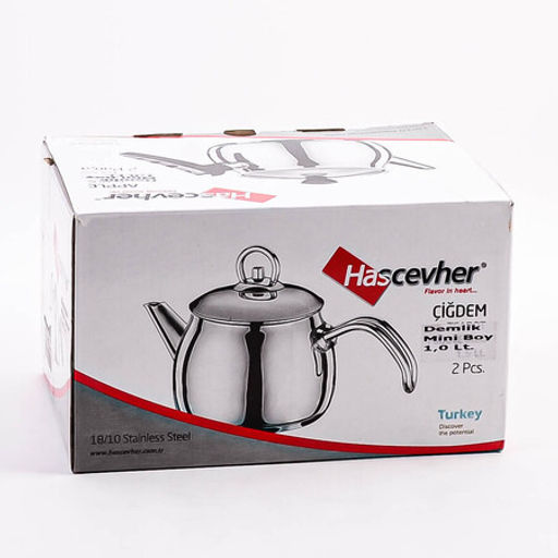 800-304 Чайник металлический 1л Hascevher Cigdem нерж/ст (х6) - Mayer&boch фото 6