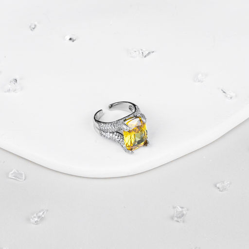 Кольцо Арт. 3V-2439-W - MyGemma фото 2