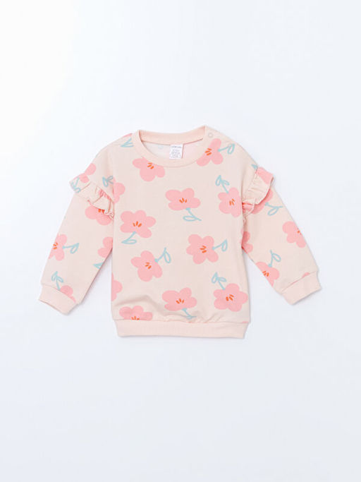 Bisiklet Yaka K?z ?ocuk Sweatshirt ve Tayt - Waikiki фото 2