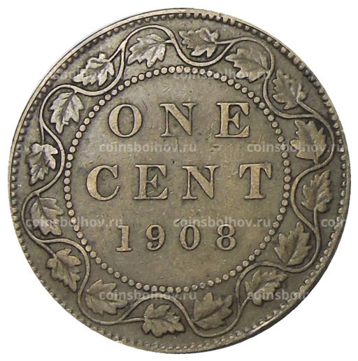 1 цент 1908 года Канада