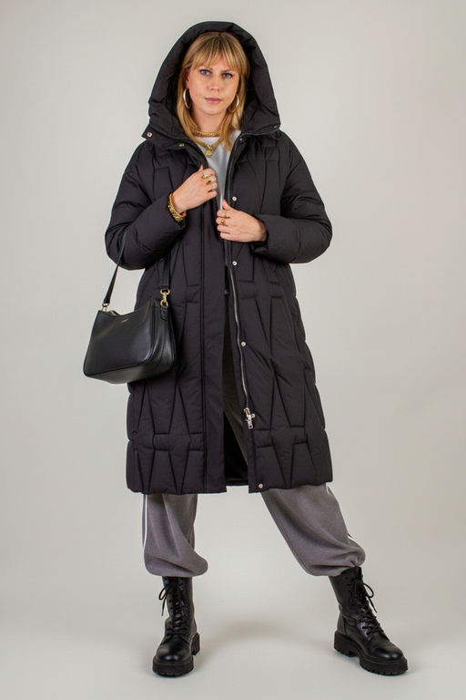Зимняя куртка удлиненная, арт.28117
