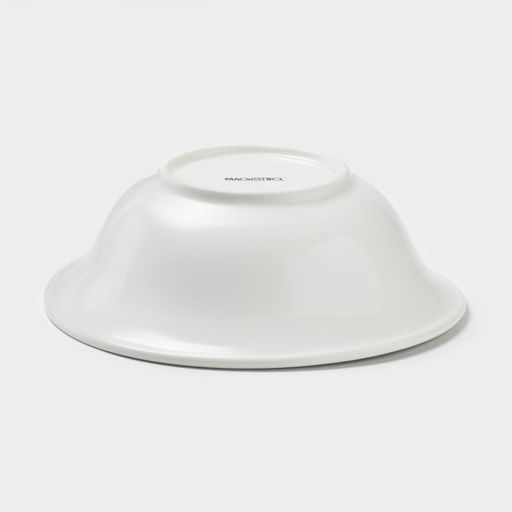 Тарелка глубокая Magistro Argos, 650 мл, 18×18×6 см, фарфор, белая