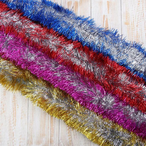 Цена за 10 шт. Мишура Праздник d-9,5 см 200 см, микс - Зимнее волшебство фото 3