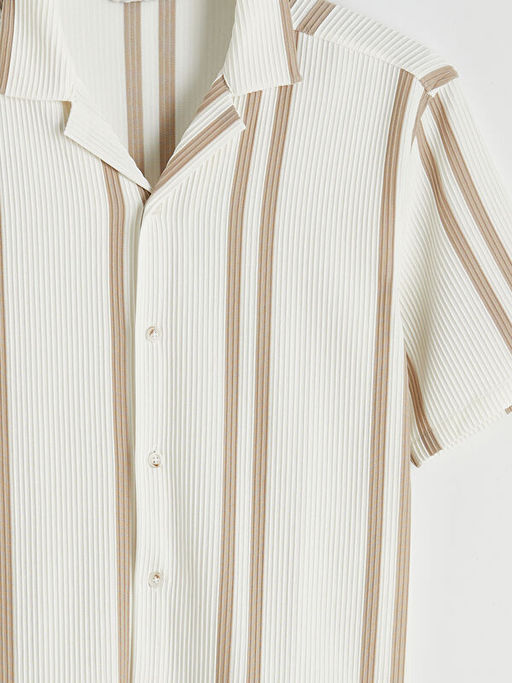 Regular Fit ?izgili Erkek G?mlek