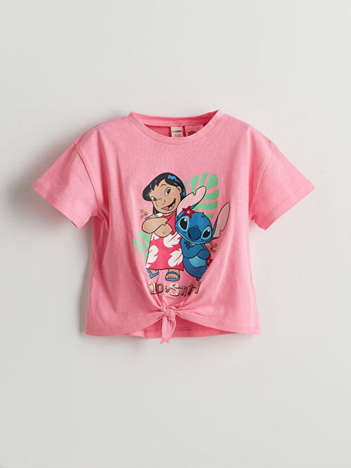 Lilo & Stitch Bask?l? K?z ?ocuk Ti??rt