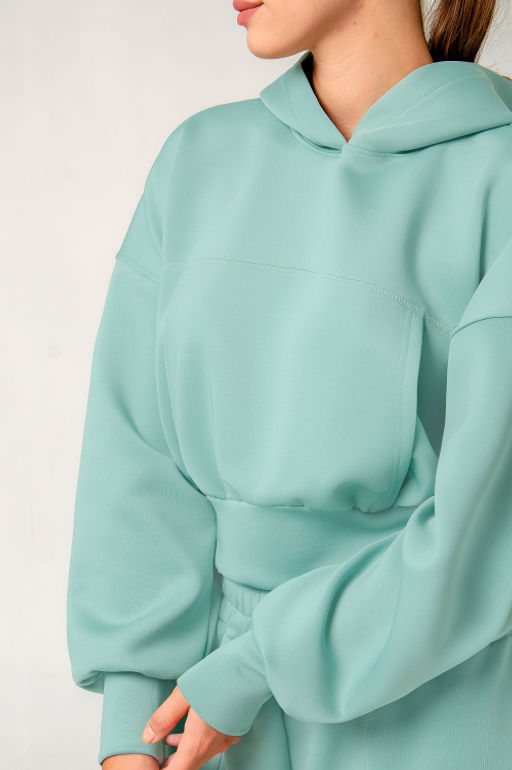 Арт. 2805 Костюм с брюками женский 42-48 (4 шт) Цвет:мята - Калинка фото 9