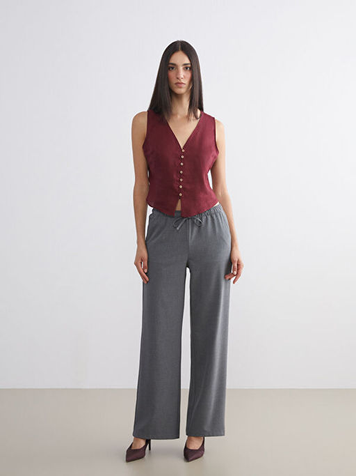 Beli Lastikli Geni? Pa?a Kad?n Pantolon