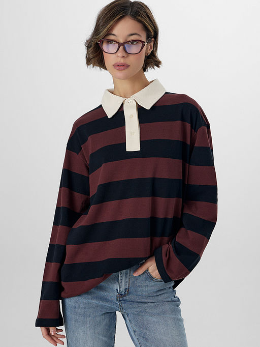 Поло женское в полоску - Mark formelle фото 5