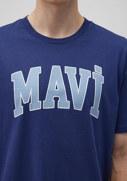 Mavi Logo Bask?l? Lacivert Tisort  фото 6