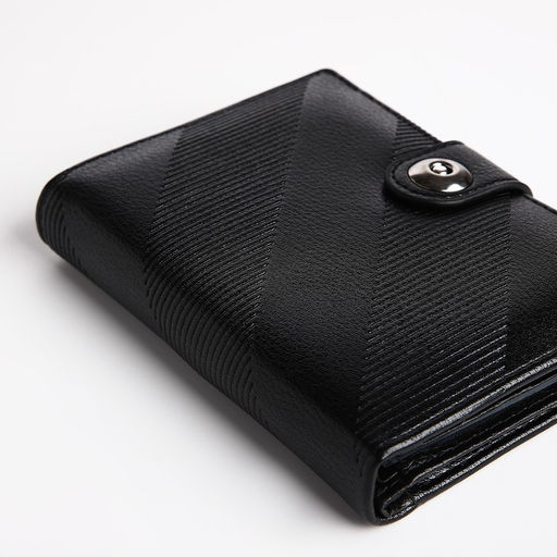 Портмоне мужское 3 в 1 на магните, для купюр, автодокументов и паспорта, цвет чёрный - Simaland фото 3