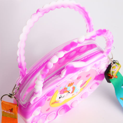 Сумка детская на молнии, цвет сиреневый - Simaland фото 3