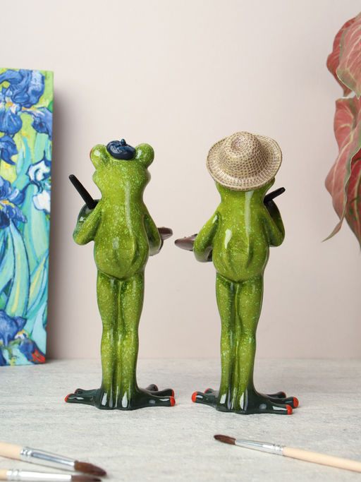 Фигурка Лягушка художник 16 см / YX29003 /уп 24/ - Галеонтрейд фото 3