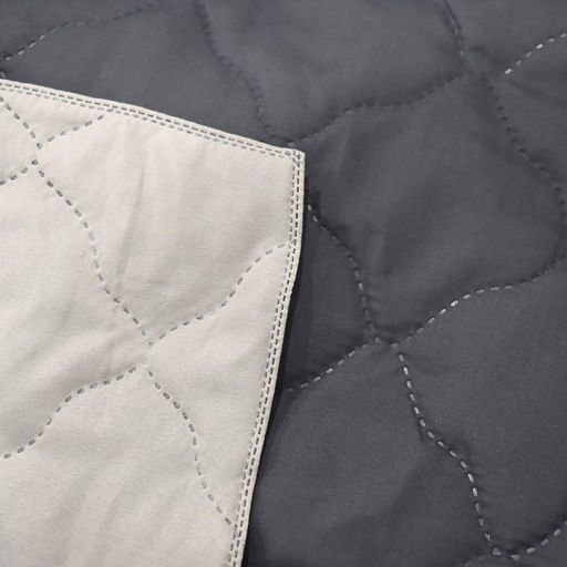 Покрывало 150х210 см, графитовый, микрофибра, полиэстер - Бояртекс фото 2