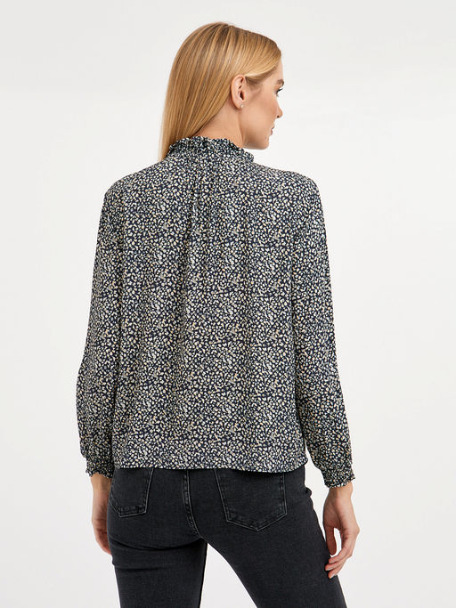 рубашка женская из вискозы с принтом - Glenfield фото 8