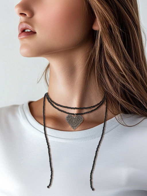 Klart набор для бисероплетения 11-506 Чокер. Сердце