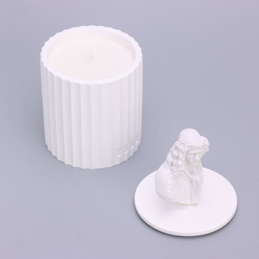 Ароматическая свеча в подсвечнике «Мольер», апельсиновое дерево, 13×7 см, соевый воск, 160 г